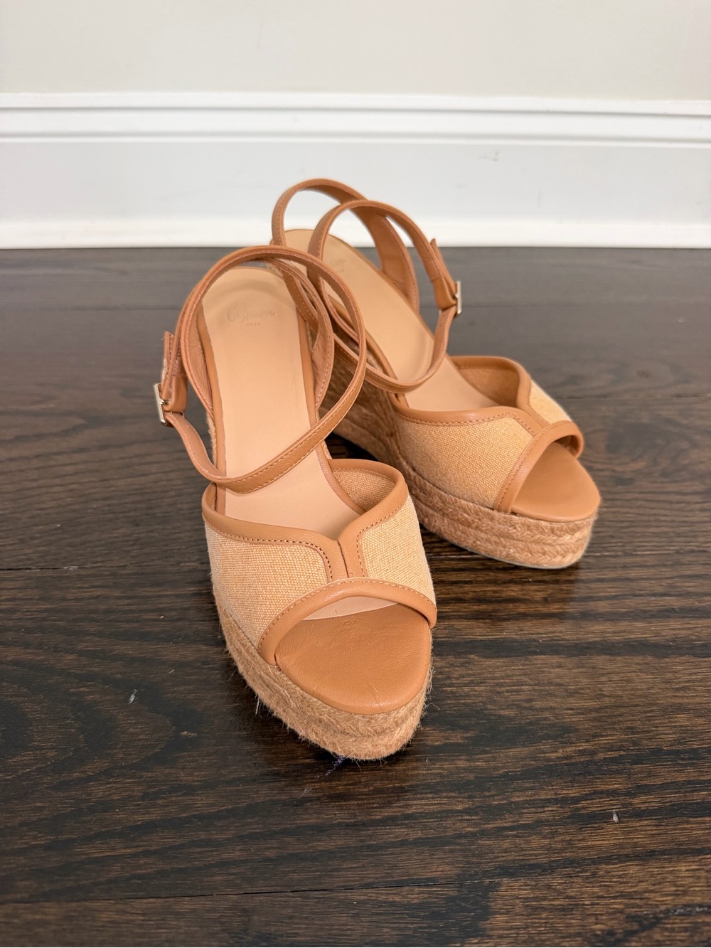 CASTANER
Ocre Brigette Wedges Size 38